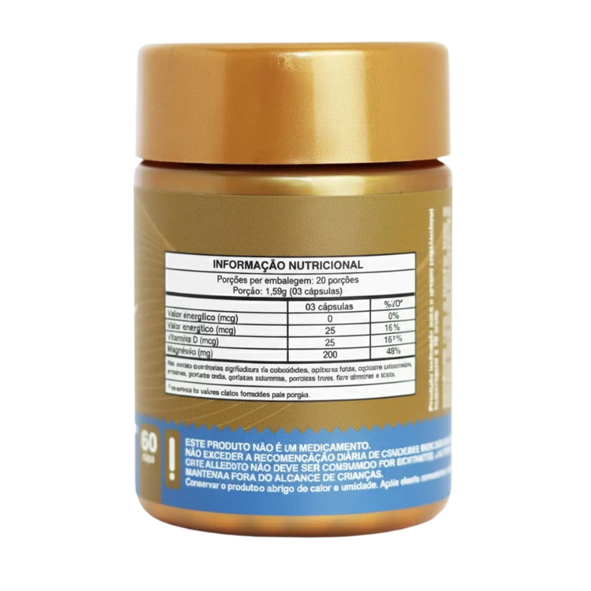 4MAG (Magnésio Glicina, Dimalato, Citrato e L-Taurato) 60 cápsulas