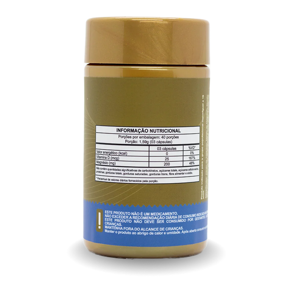 Suplemento de Magnésio em cápsulas