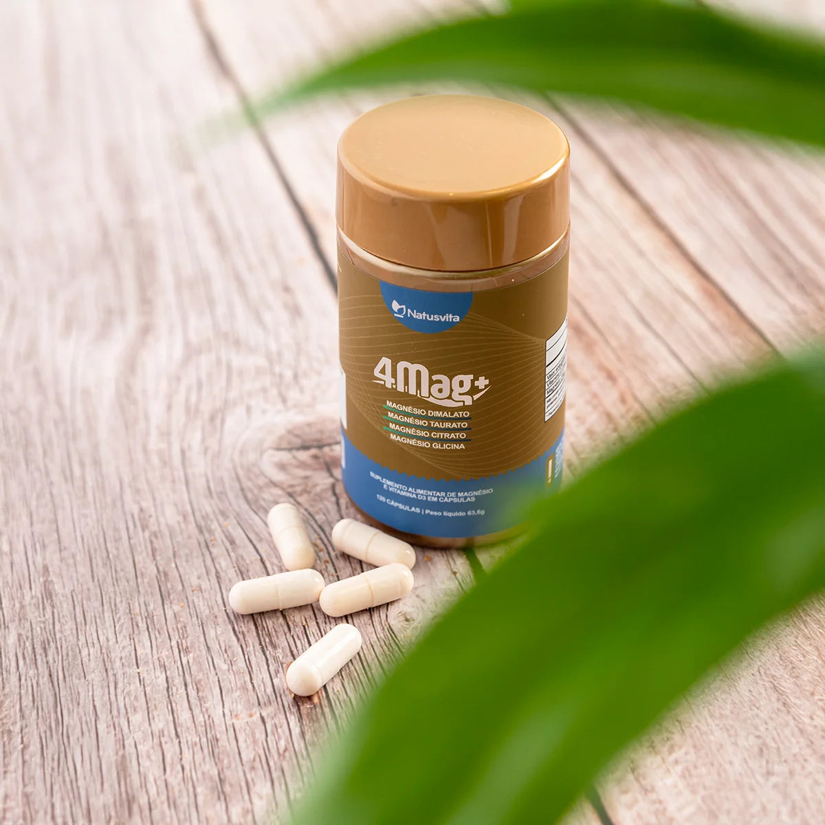 Suplemento de Magnésio em cápsulas