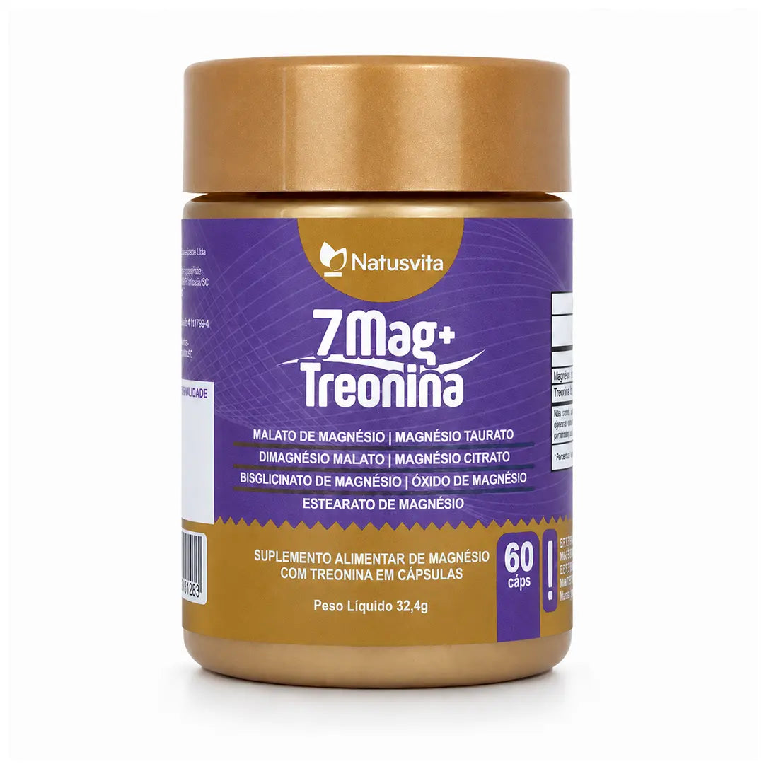 7mag + Treonina (Complexo de Magnésios) NatusVita