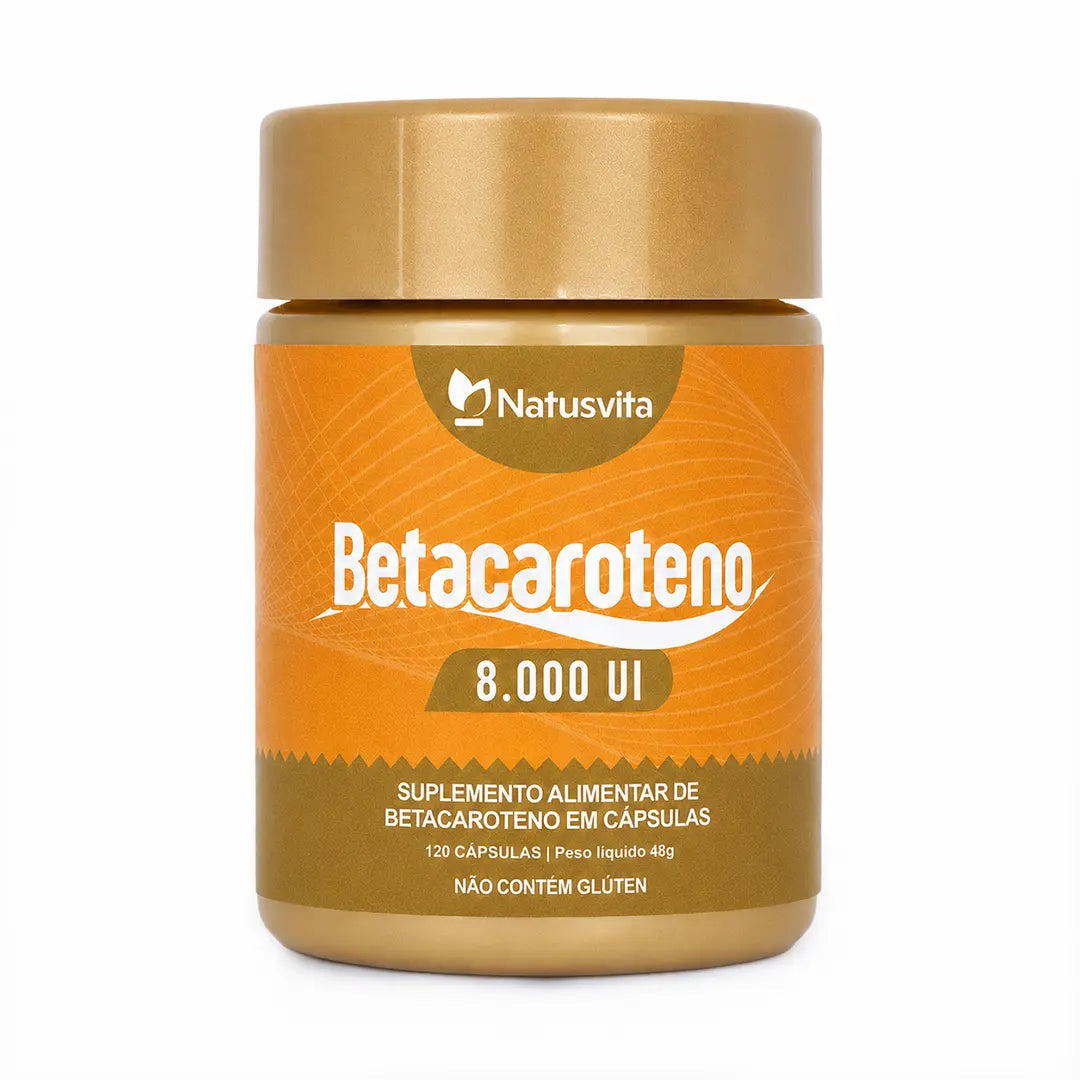 Betacaroteno (8.000 UI). 120 cápsulas NatusVita