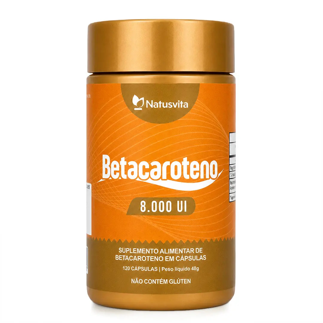 Betacaroteno (8.000 UI). 120 cápsulas NatusVita
