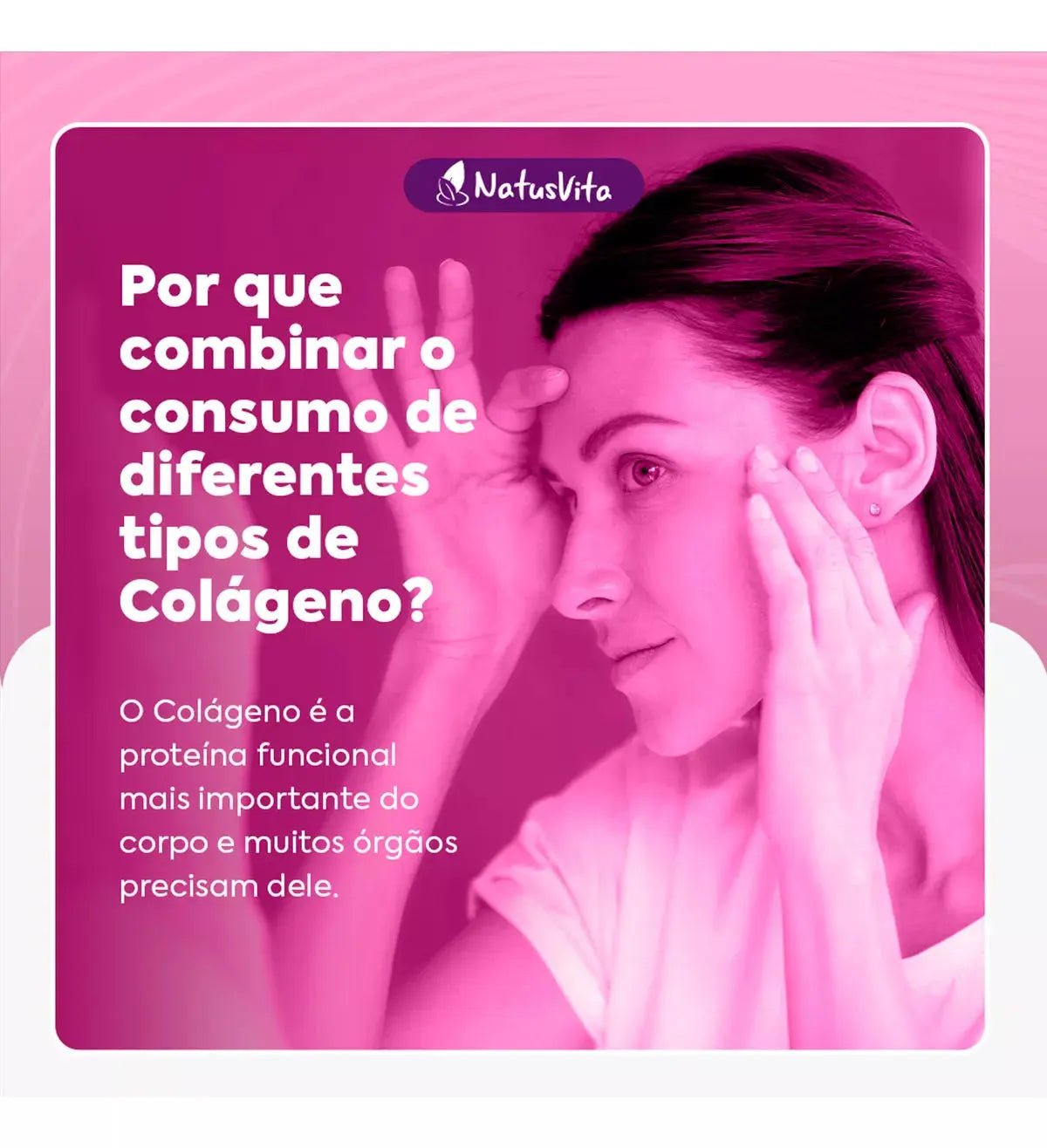 Pentakol (Colágeno tipo 1, 2, 3, 5 e 10). 5 tipos de colágeno em uma cápsula NatusVita