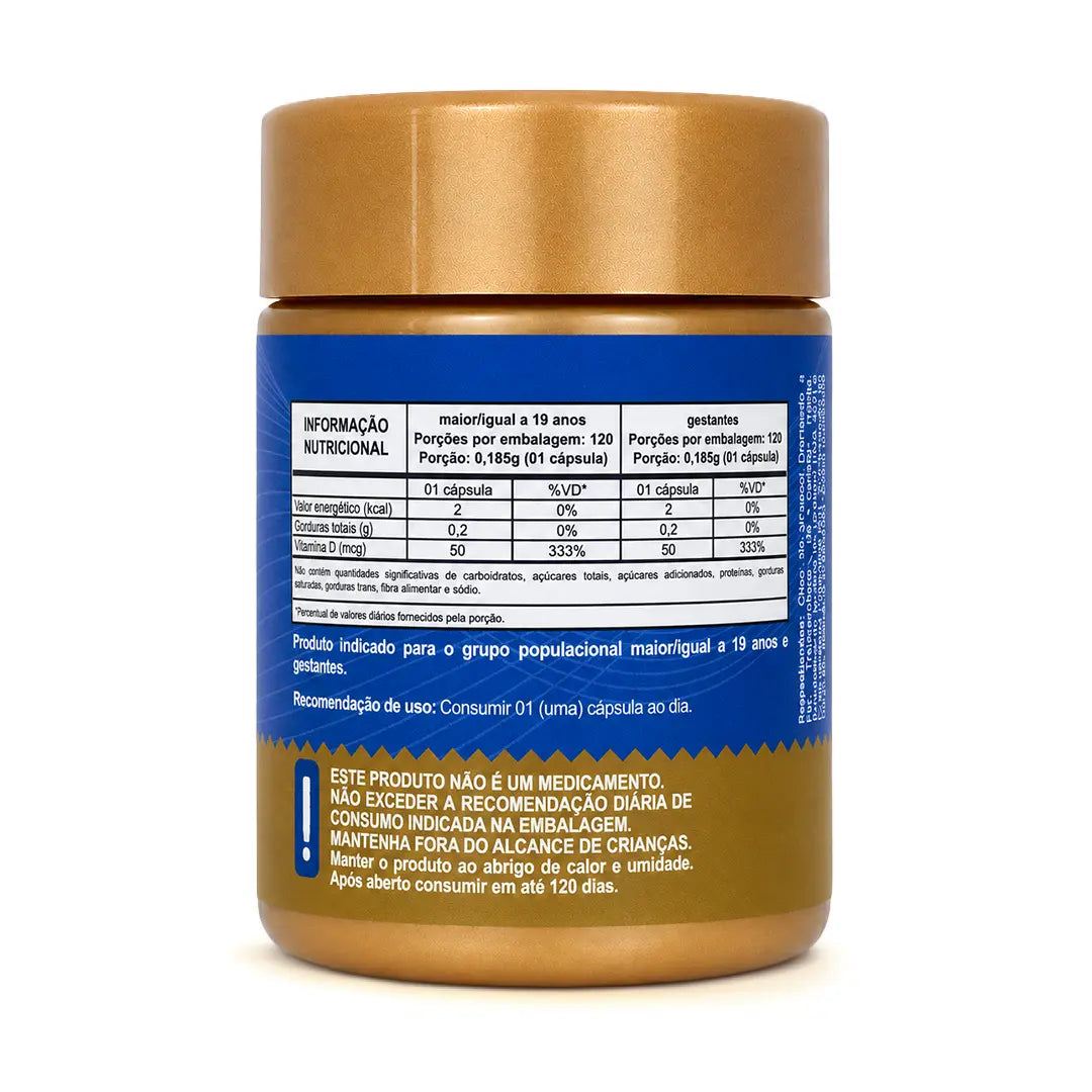 Vitamina D3 Lipossomal Concentrada NatusVita