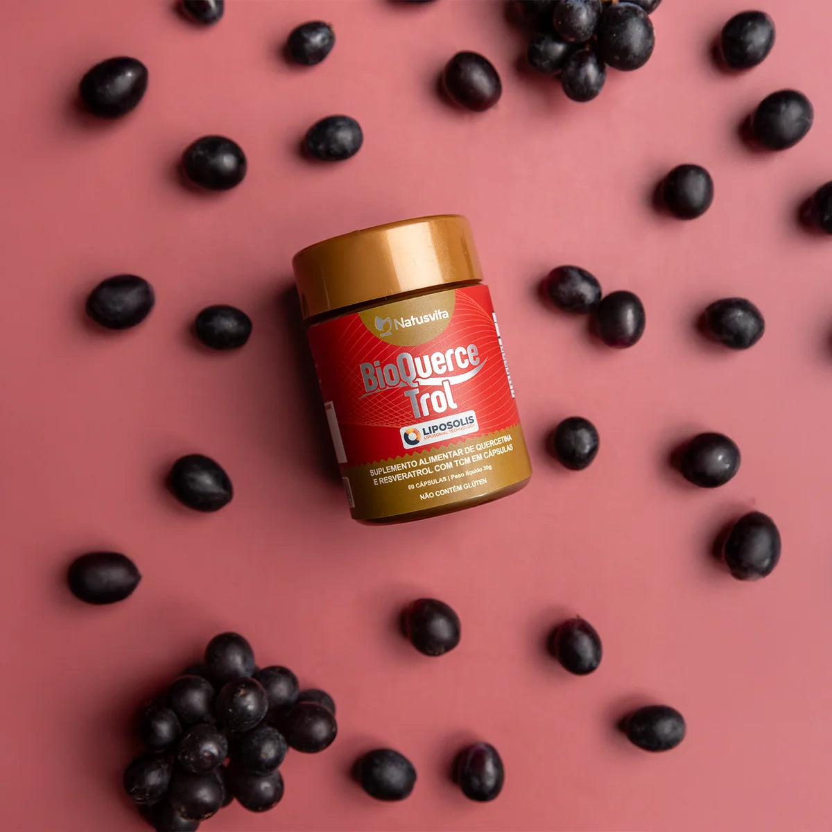 BioQuerceTrol - Quercetina e Trans-Resveratrol Lipossomal com TCM em Cápsulas