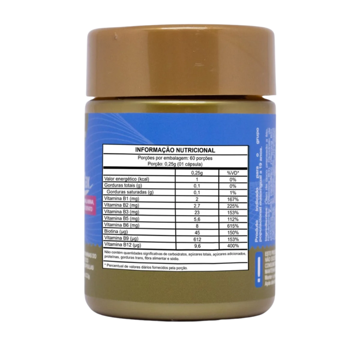 Vitaminas do complexo b em cápsulas