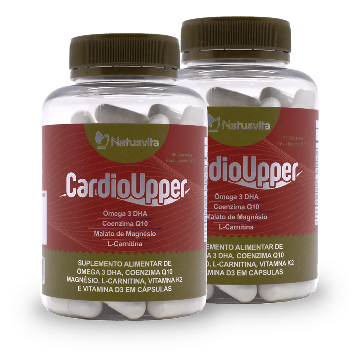 Cardio Upper (Ômega 3, Coenzima Q10, Magnésio, L-Carnitina, Vitamina K2 e D3)