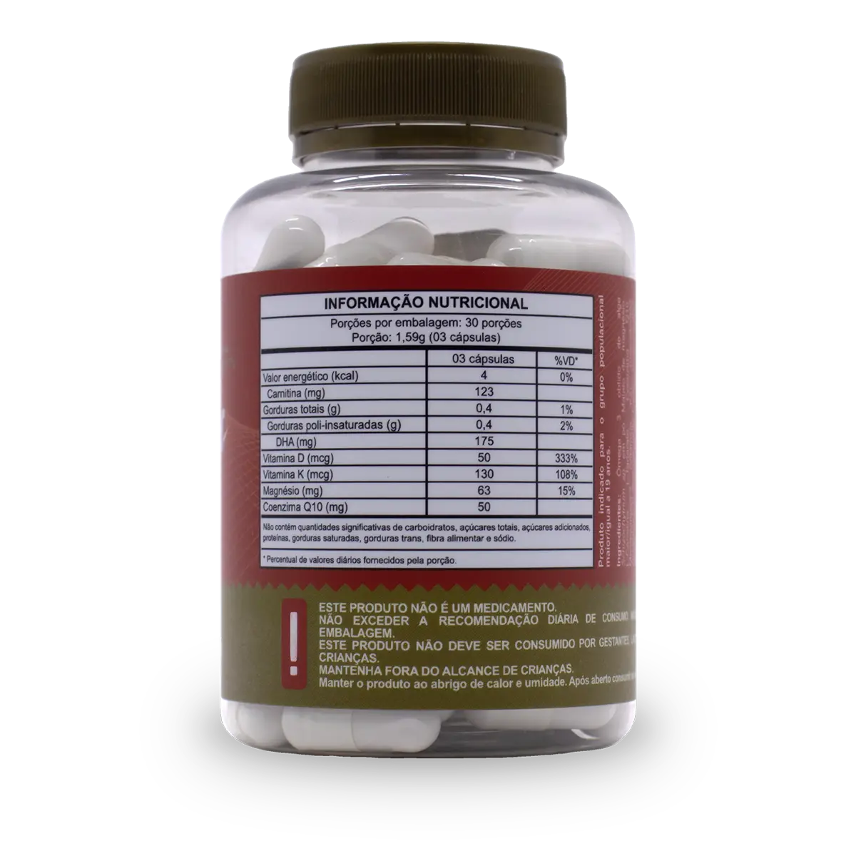Cardio Upper (Ômega 3, Coenzima Q10, Magnésio, L-Carnitina, Vitamina K2 e D3)