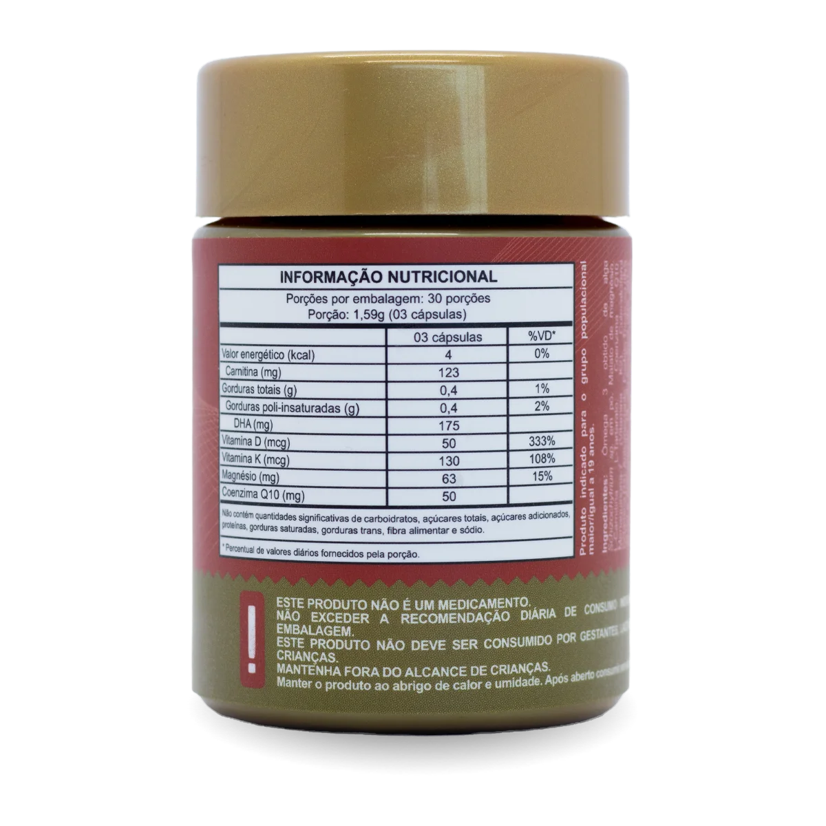 Cardio Upper (Ômega 3, Coenzima Q10, Magnésio, L-Carnitina, Vitamina K2 e D3)
