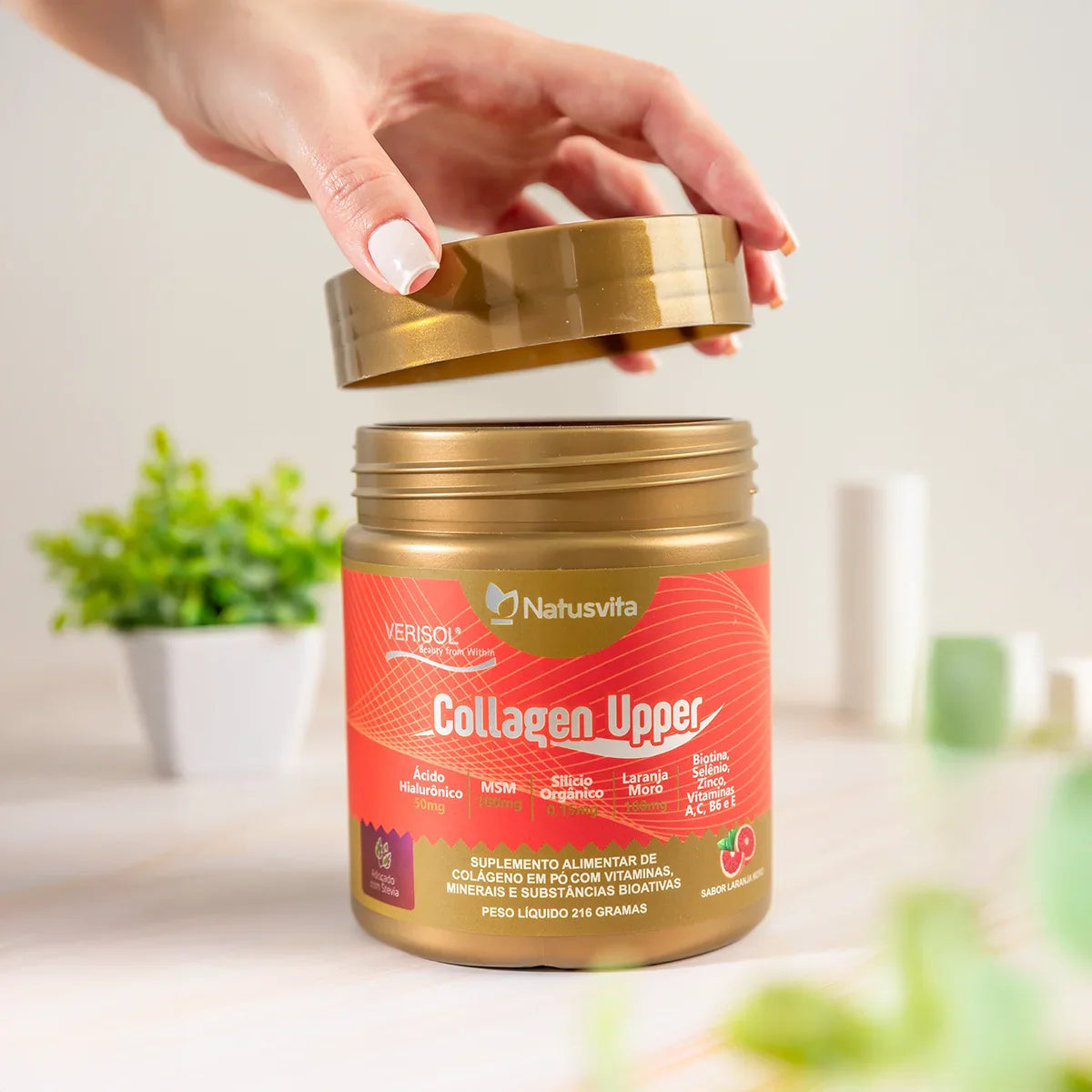 Colágeno, Vitaminas e Minerais em pó