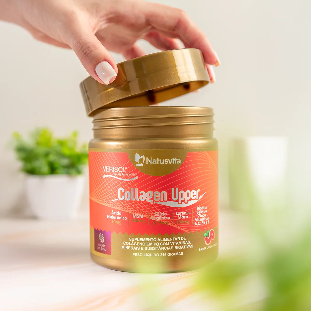 Colágeno, Vitaminas e Minerais em pó