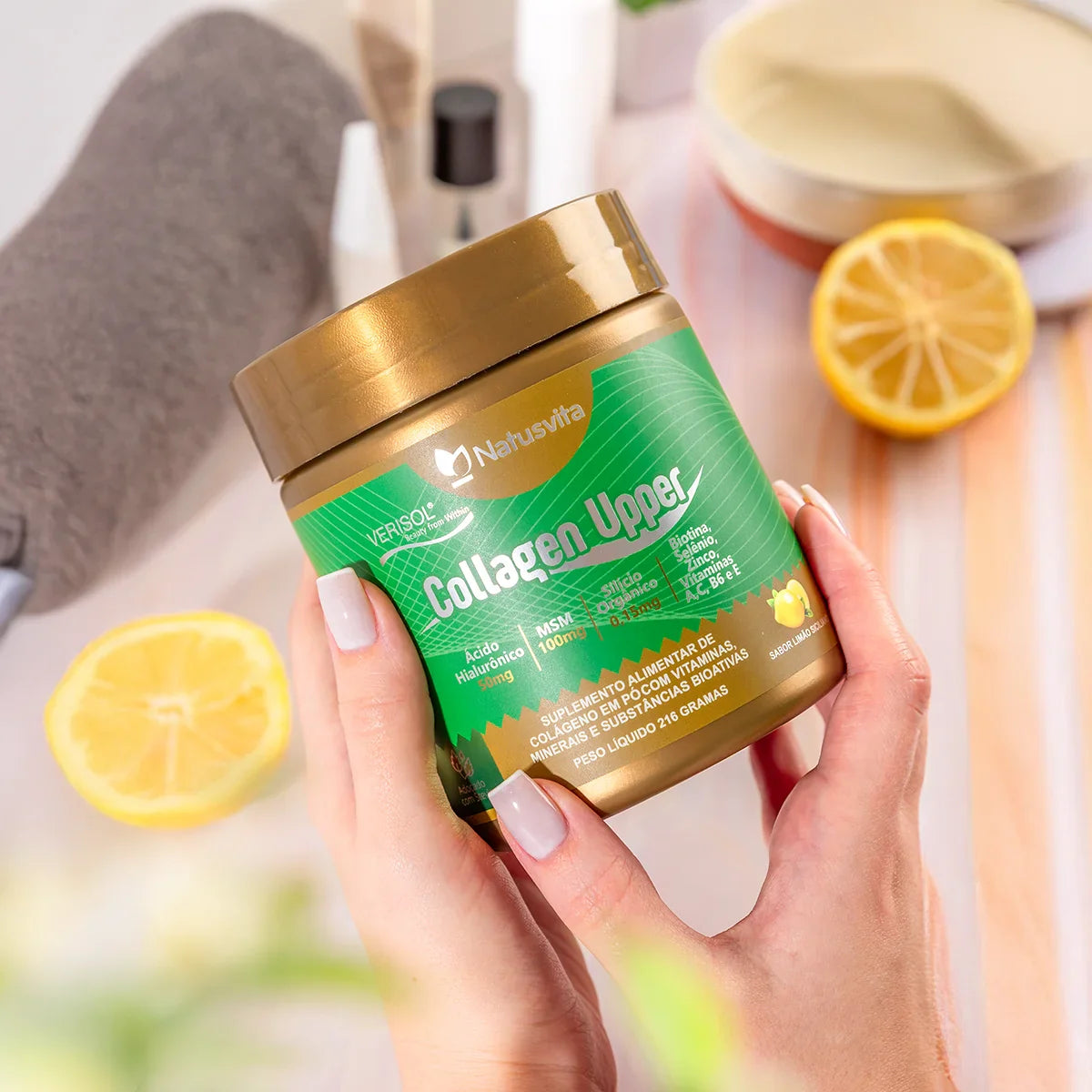 Colágeno, Vitaminas e Minerais em pó