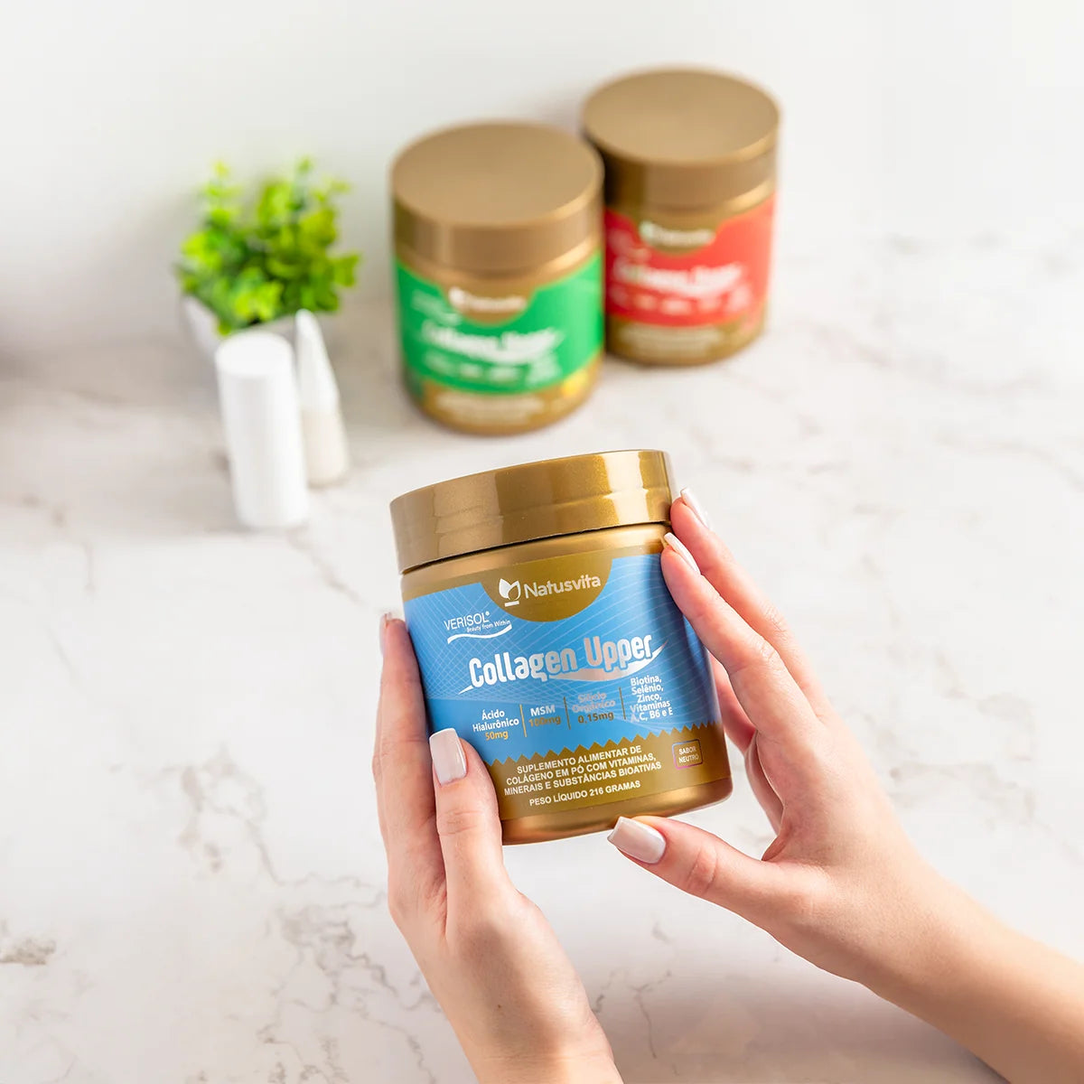 Colágeno, Vitaminas e Minerais em pó