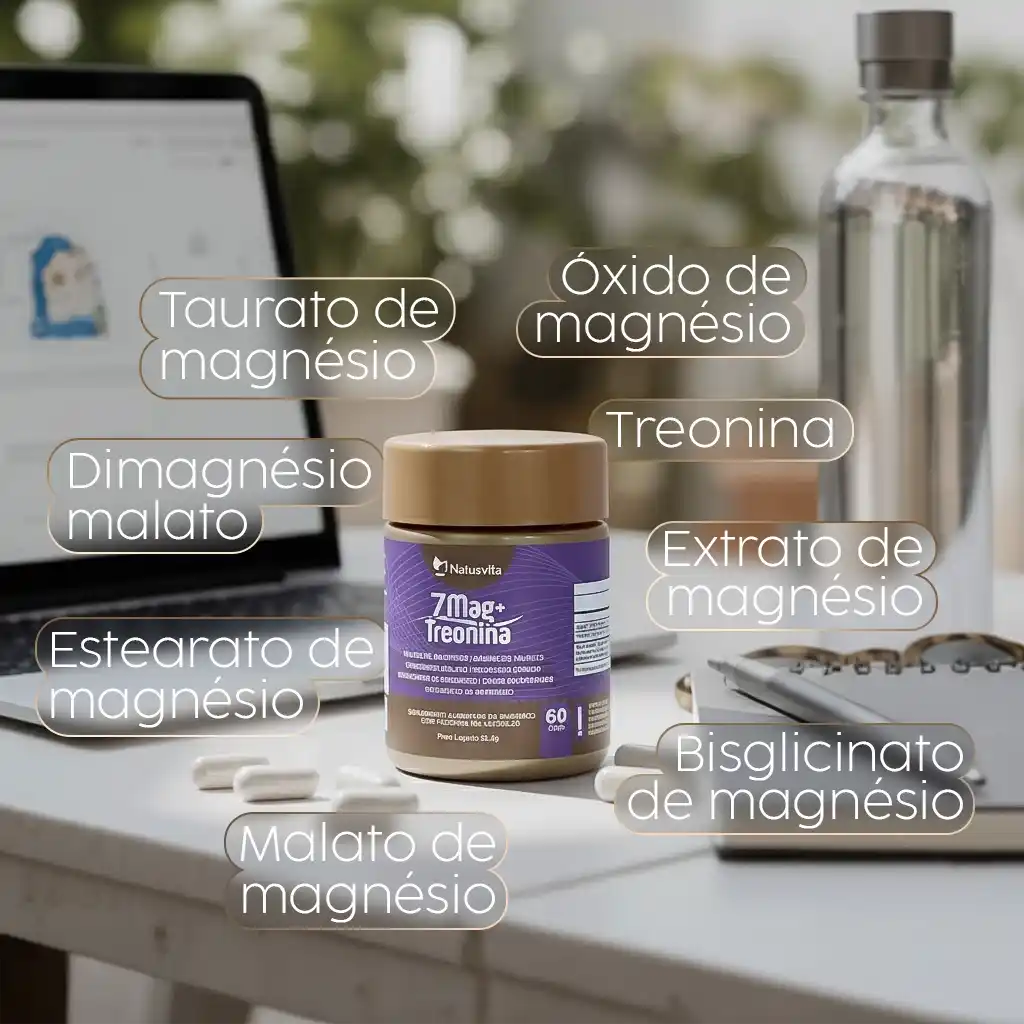 7mag + Treonina (Complexo de Magnésios)