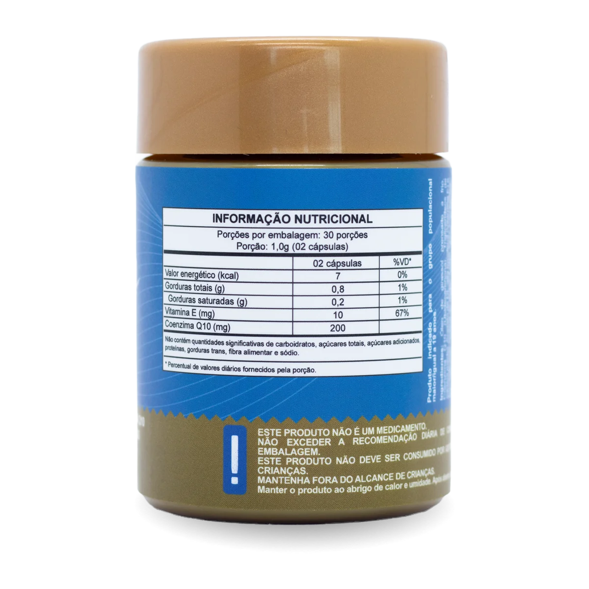 Coenzima Q10 Lipossomal (200mg por porção) + TCM em cápsulas softgel