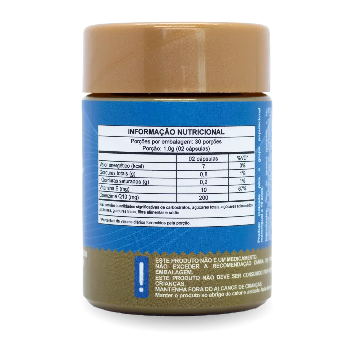 Coenzima Q10 Lipossomal (200mg por porção) + TCM em cápsulas softgel NatusVita