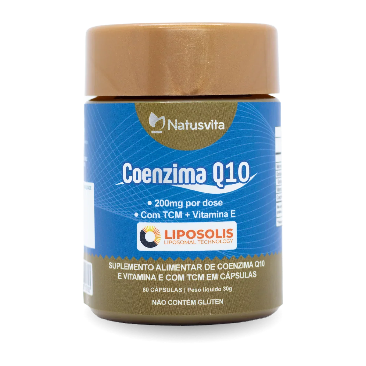 Coenzima Q10 Lipossomal (200mg por porção) + TCM em cápsulas softgel