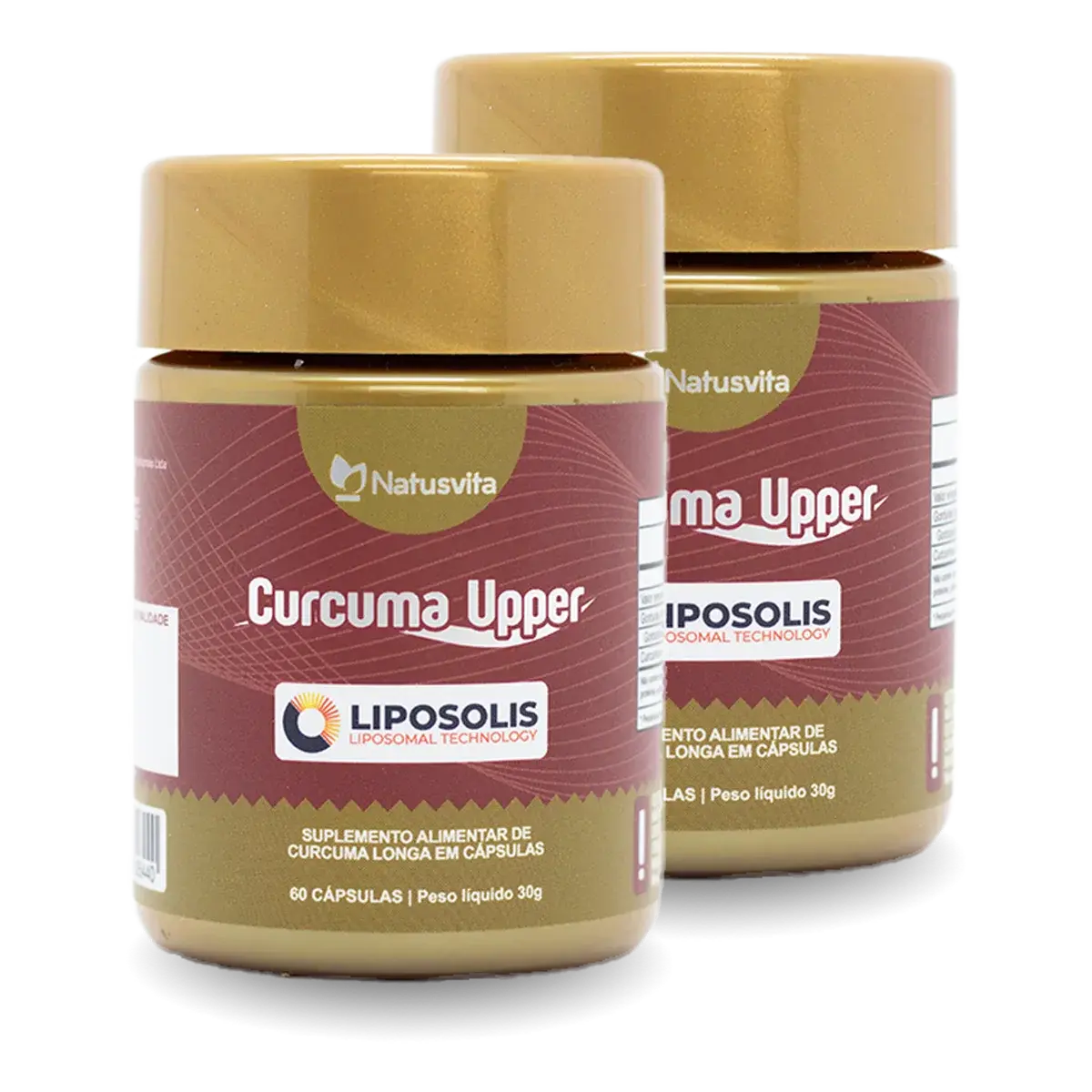 Curcuma Upper (Curcumima Lipossomal com TCM) em Cápsulas Softgel NatusVita