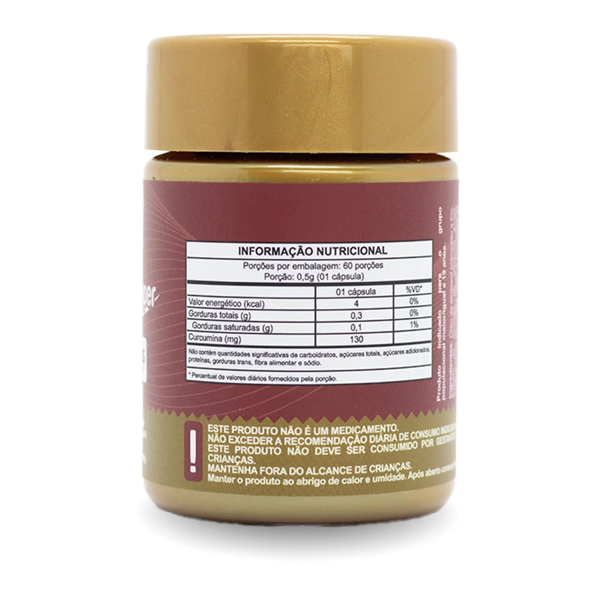 Curcuma em cápsula