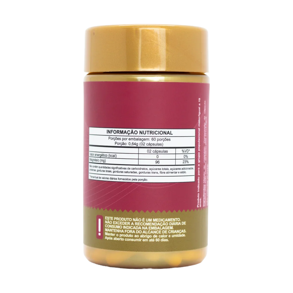 Magnésio Dimalato 120 cápsulas