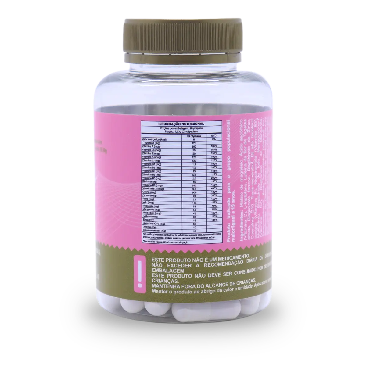 Multivitamínico em cápsula