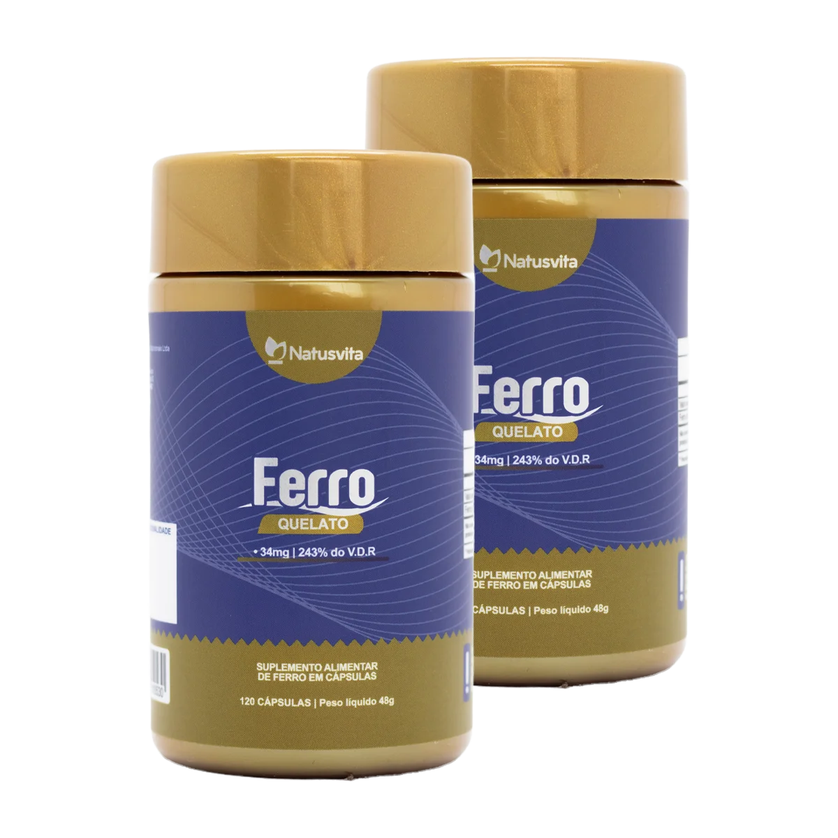 Ferro Quelato 34mg (243% V.D.)