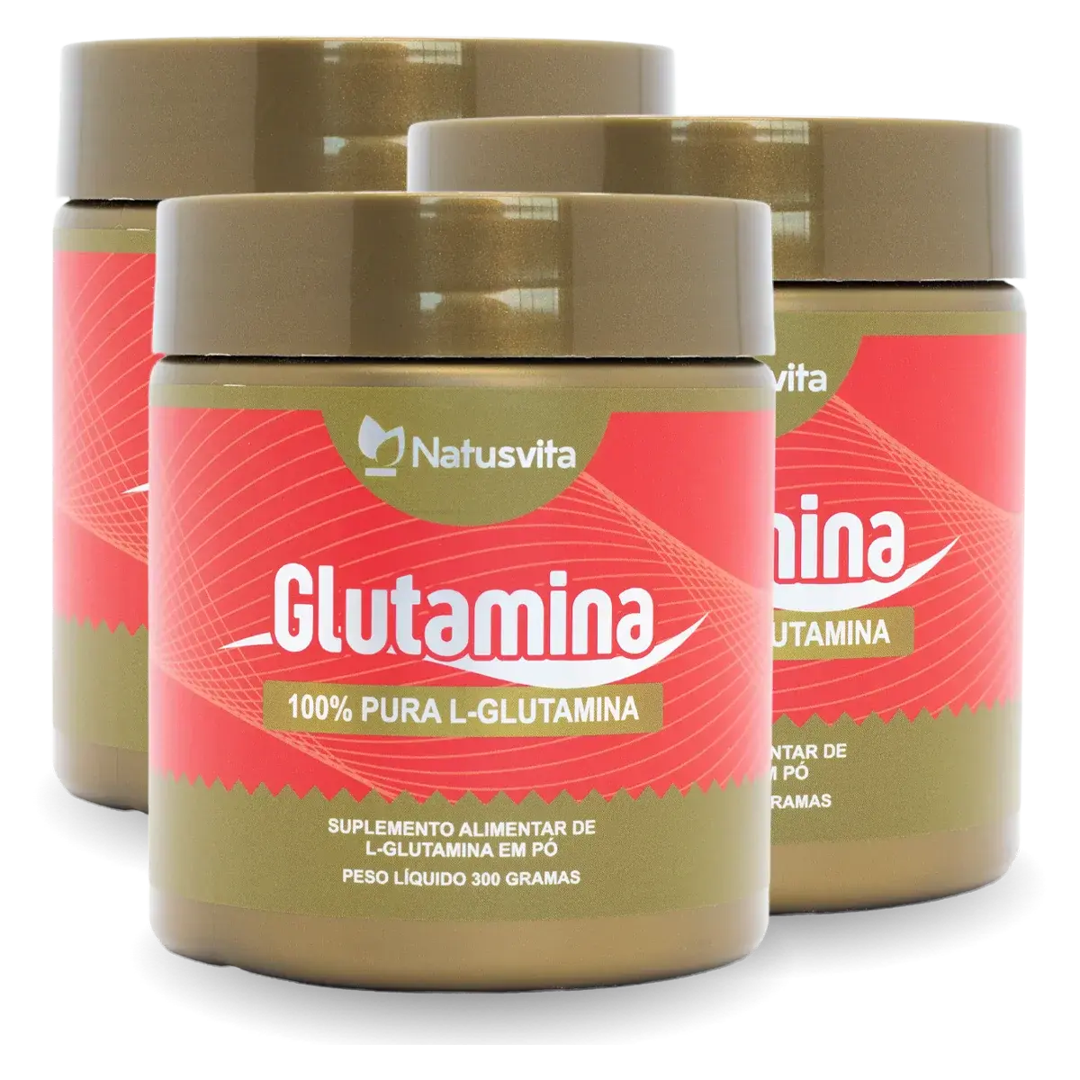 Glutamina Pura (100% Vegetal) NatusVita