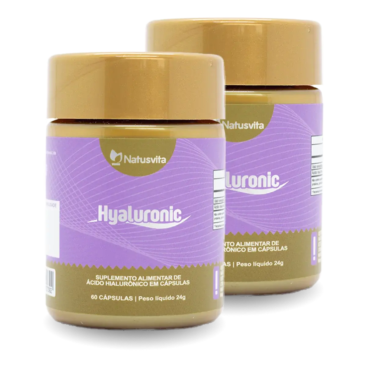 Hyaluronic 150mg por cápsula. 60 cápsulas. Ácido Hialurônico Concentrado NatusVita