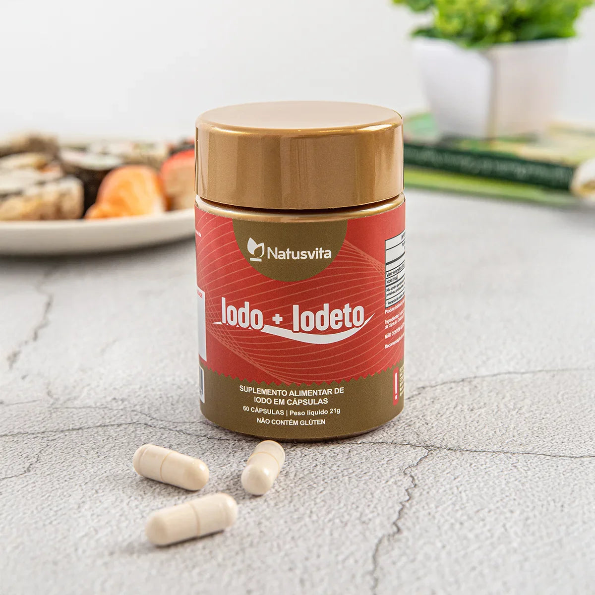 Iodo + Iodeto em cápsulas