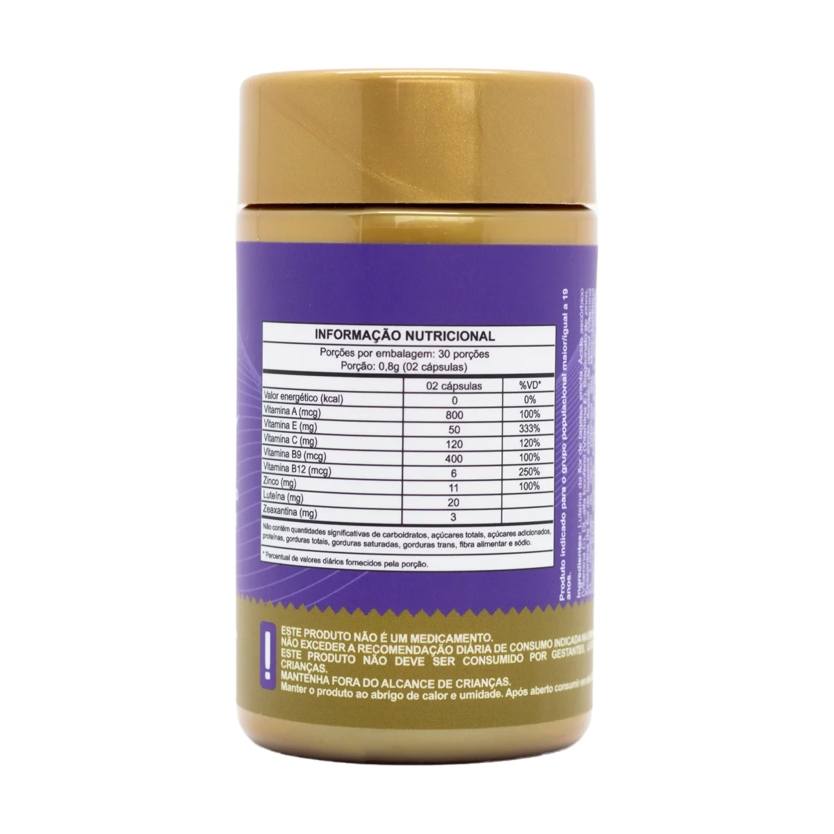 Luteína + Zeaxantina em cápsulas