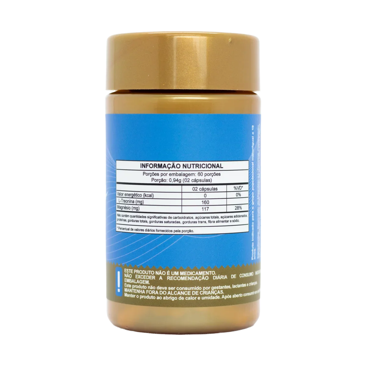 Magnésio e L-Treonina em cápsulas