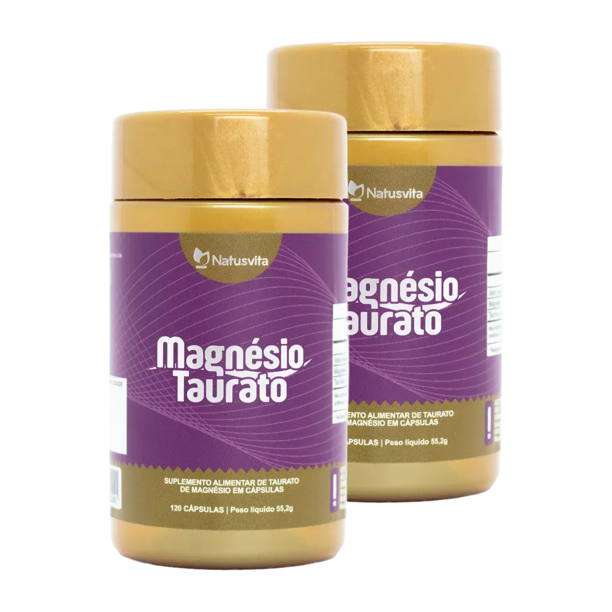 Magnésio Taurato Puro. 120 cápsulas NatusVita