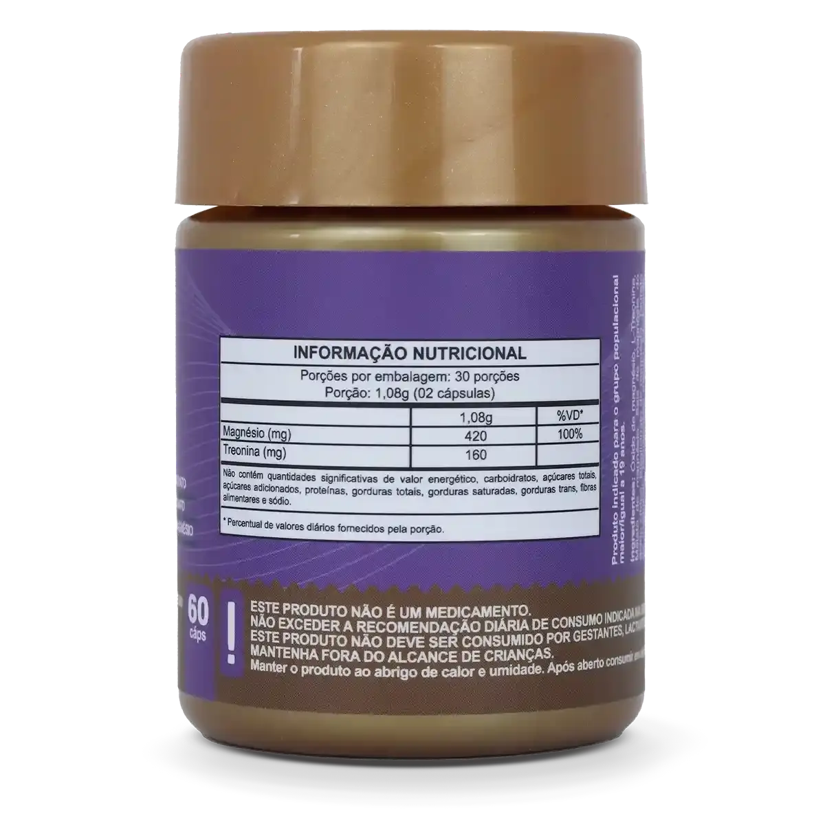 7mag + Treonina (Complexo de Magnésios) NatusVita