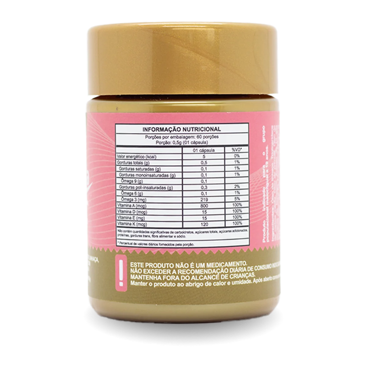 Óleo de Prímula, Borragem e Linhaça em cápsulas