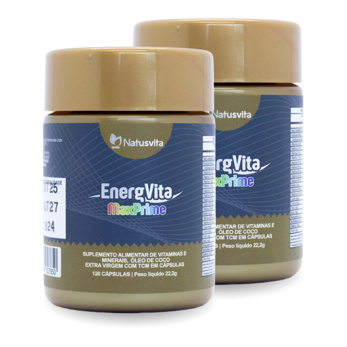 EnergVita MaxPrime (Multivitaminico com Vitaminas Ativas e Minerais Quelatos com TCM em Cápsulas Softgel)