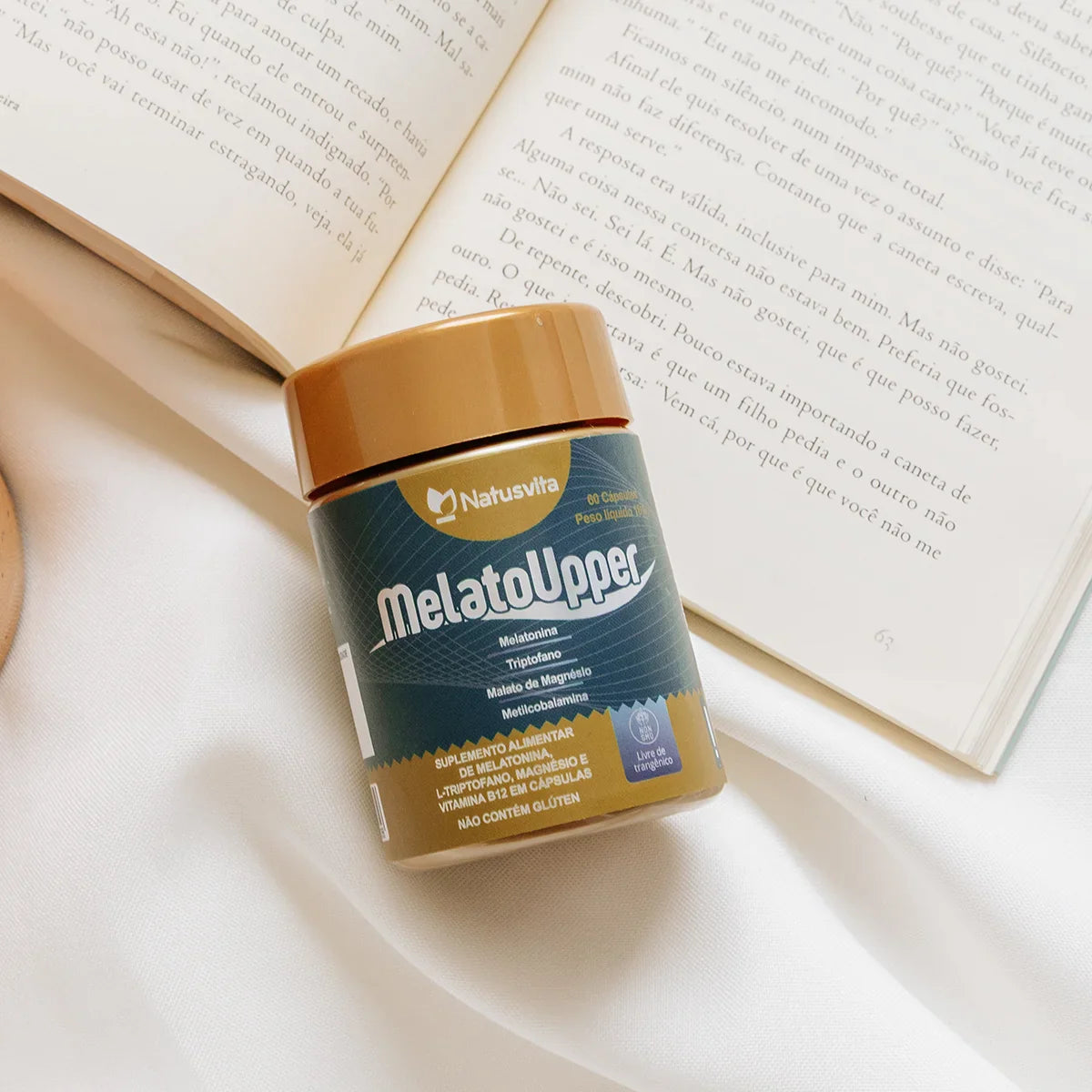 Suplemento com Melatonina em cápsula