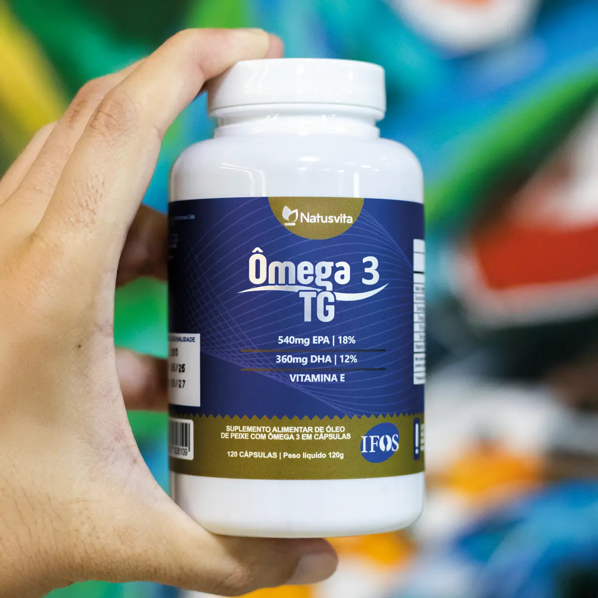 Ômega 3 TG Selo IFOS 540mg EPA e 360mg DHA com Vitamina E