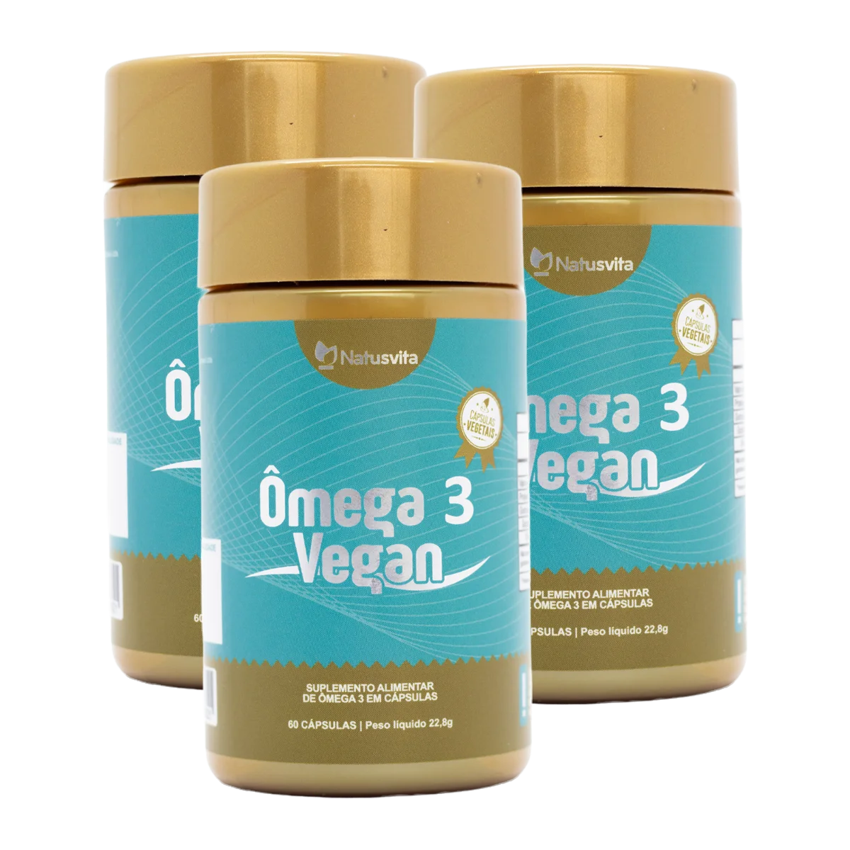 Ômega 3 Vegano de Algas (Alto DHA)