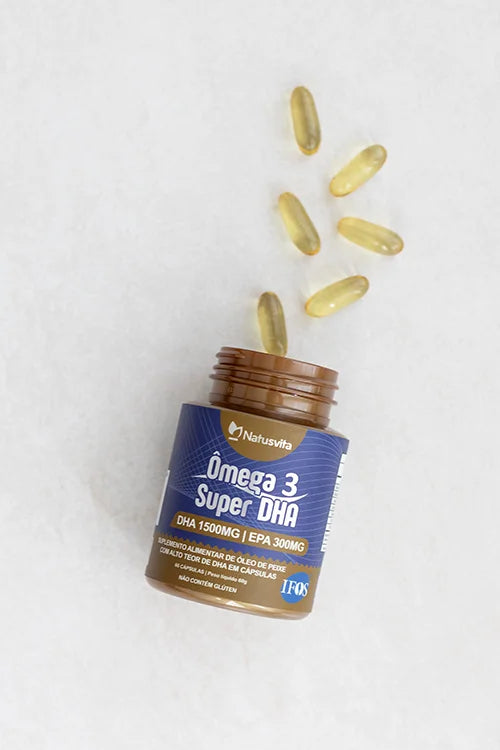Ômega 3 com 1500mg de DHA em cápsula