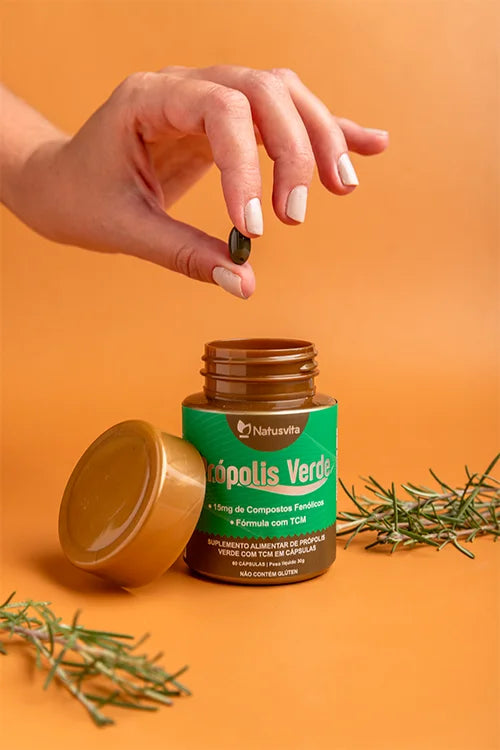 Própolis Verde em cápsula