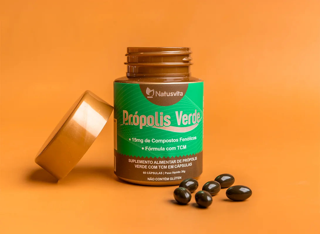 Própolis Verde em cápsula