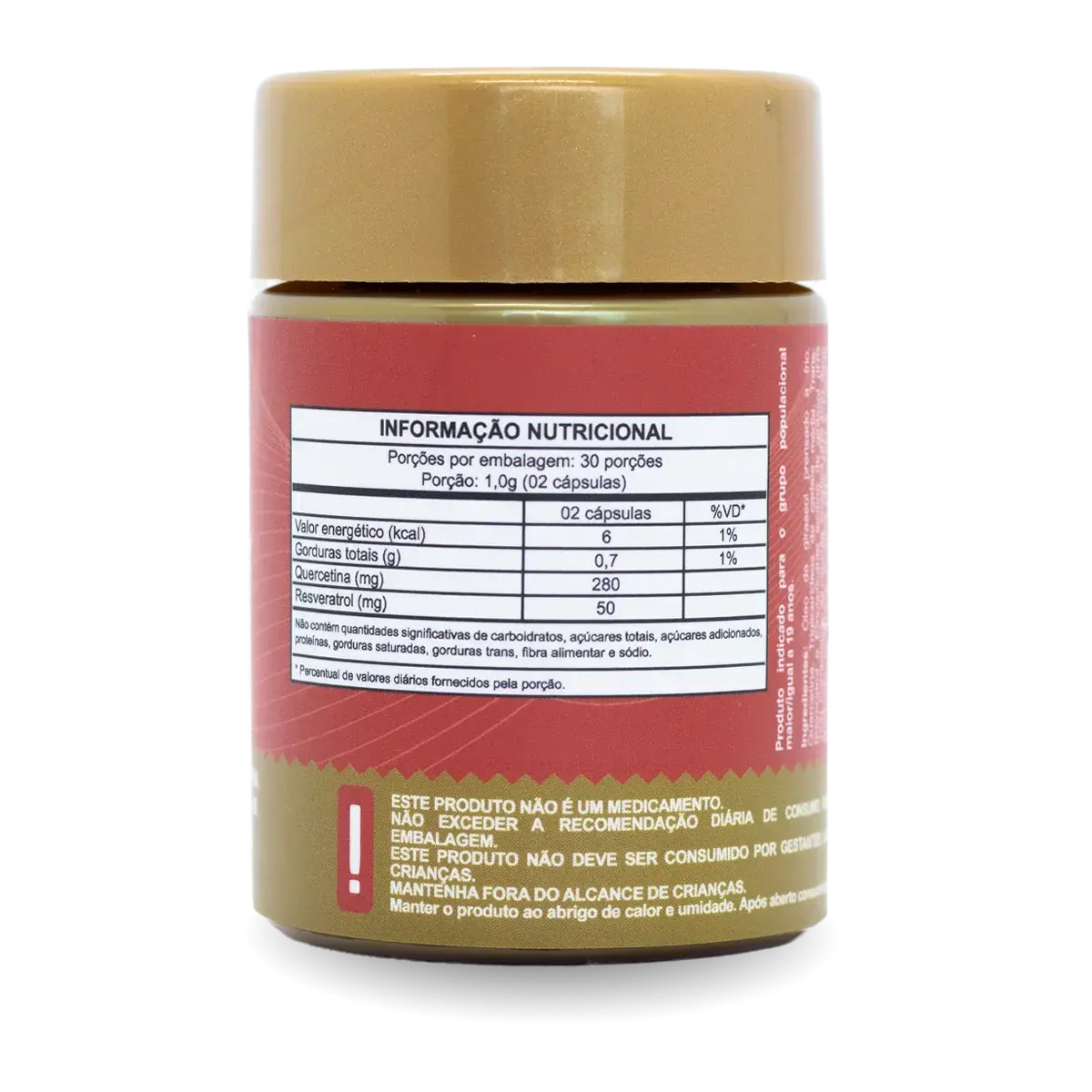 Quercetina e Trans-Resveratrol com TCM