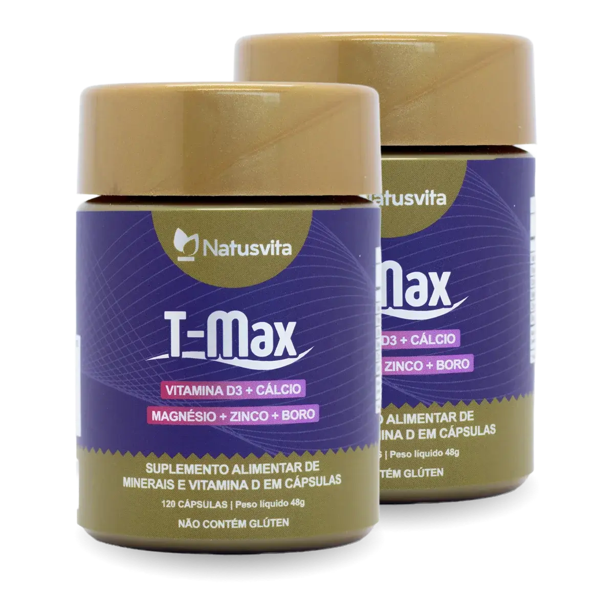 T-Max (Boro Quelato, Magnésio, Cálcio, Zinco e Vitamina D3) NatusVita