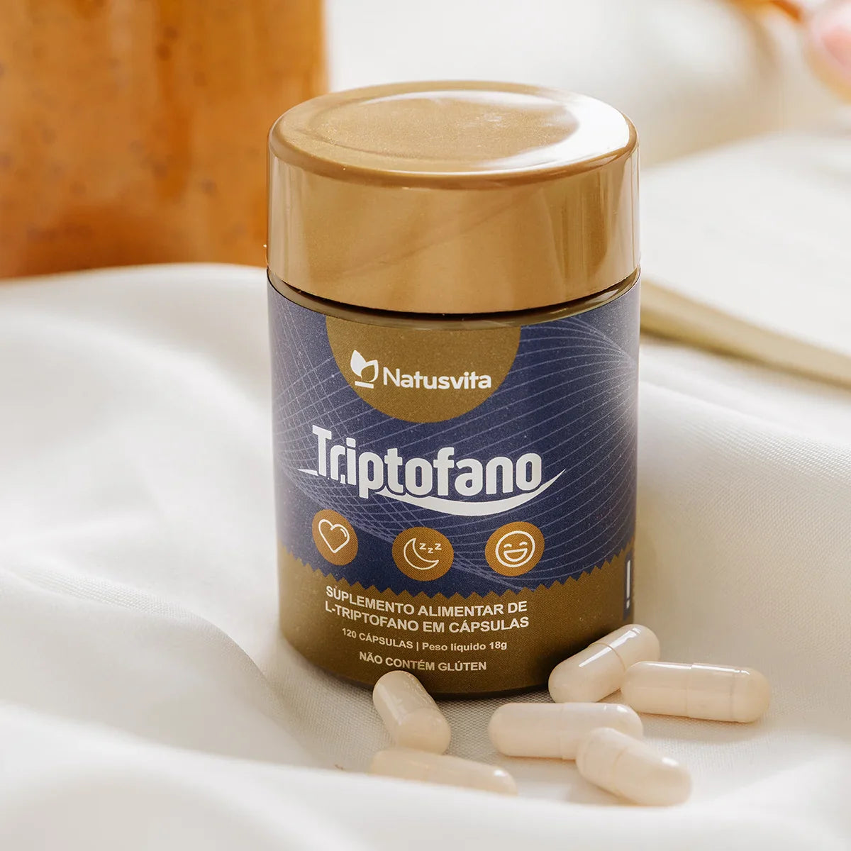 Triptofano em cápsula