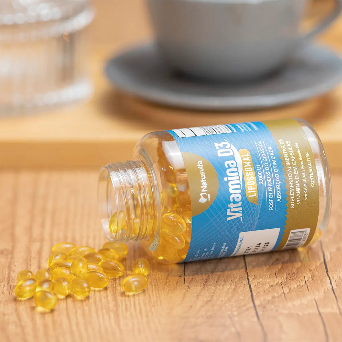 Vitamina D3 Lipossomal em cápsula