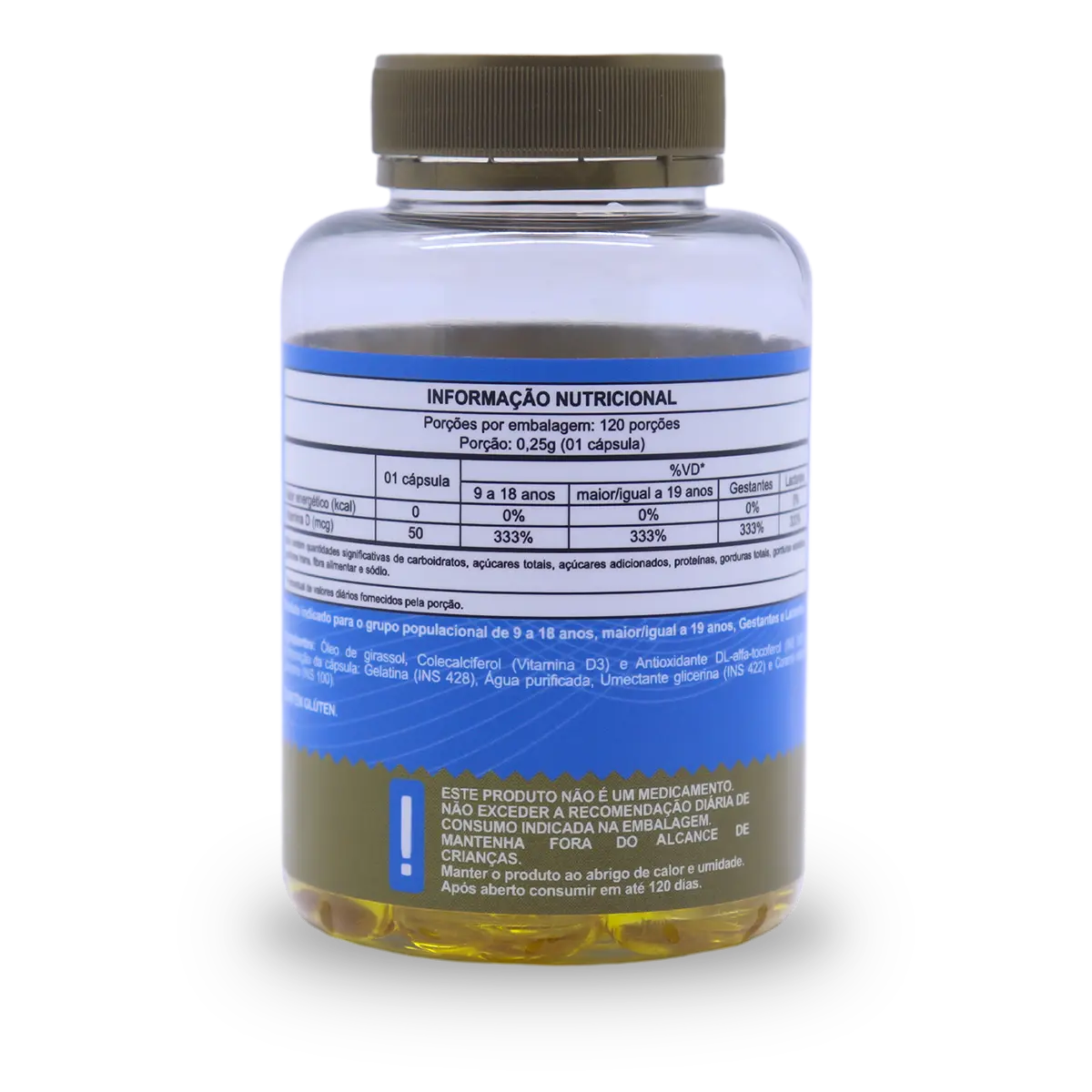 Vitamina D3 Lipossomal em cápsula