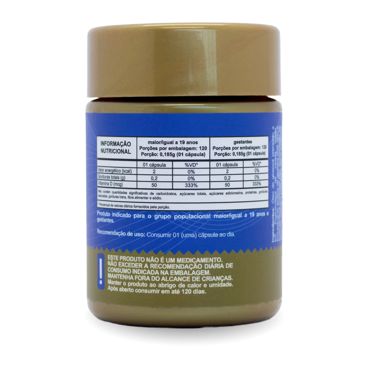 Vitamina D3 Lipossomal em cápsula