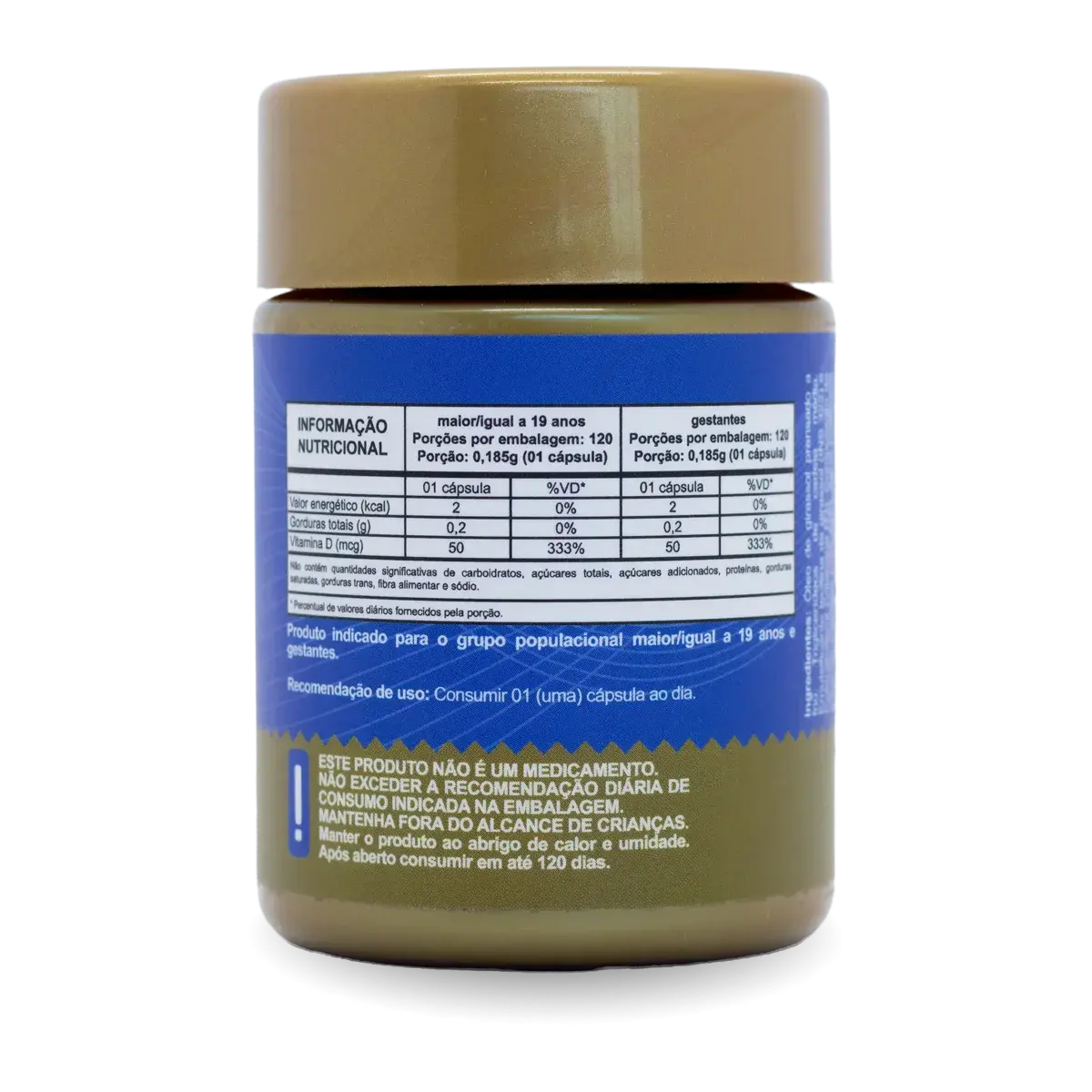 Vitamina D3 Lipossomal em cápsula