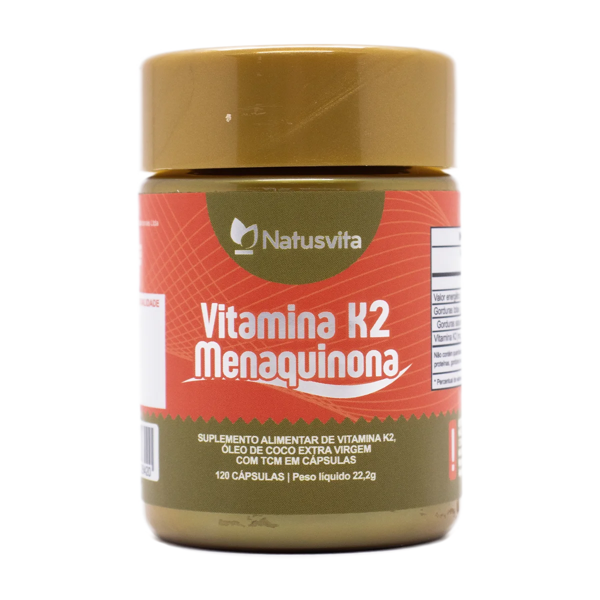 Vitamina K2 MK7 em cápsula