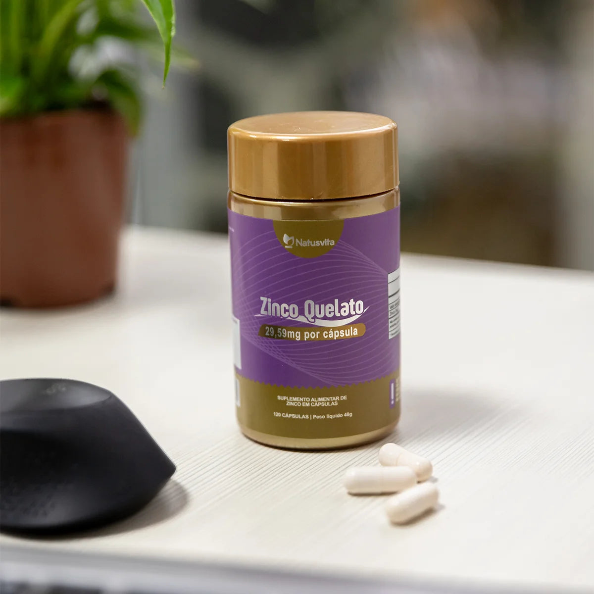 Zinco em cápsula